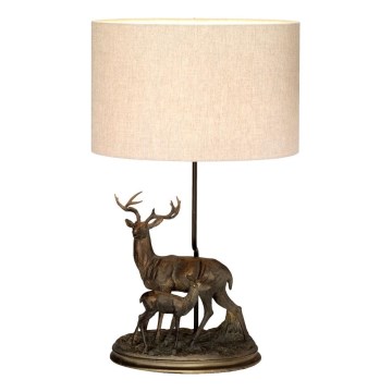 Elstead - Stolna lampa AMELIA 1xE27/40W/230V brončana