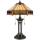 Elstead - Stolna lampa INDUS 2xE27/60W/230V jantarno staklo