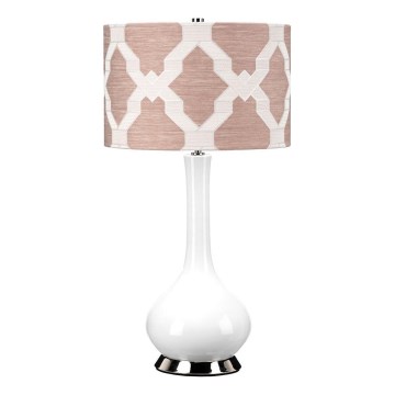 Elstead - Stolna lampa MILO 1xE27/60W/230V ružičasta
