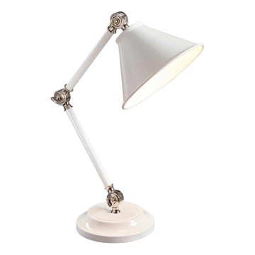 Elstead - Stolna lampa PROVENCE ELEMENT 1xE27/60W/230V bijela