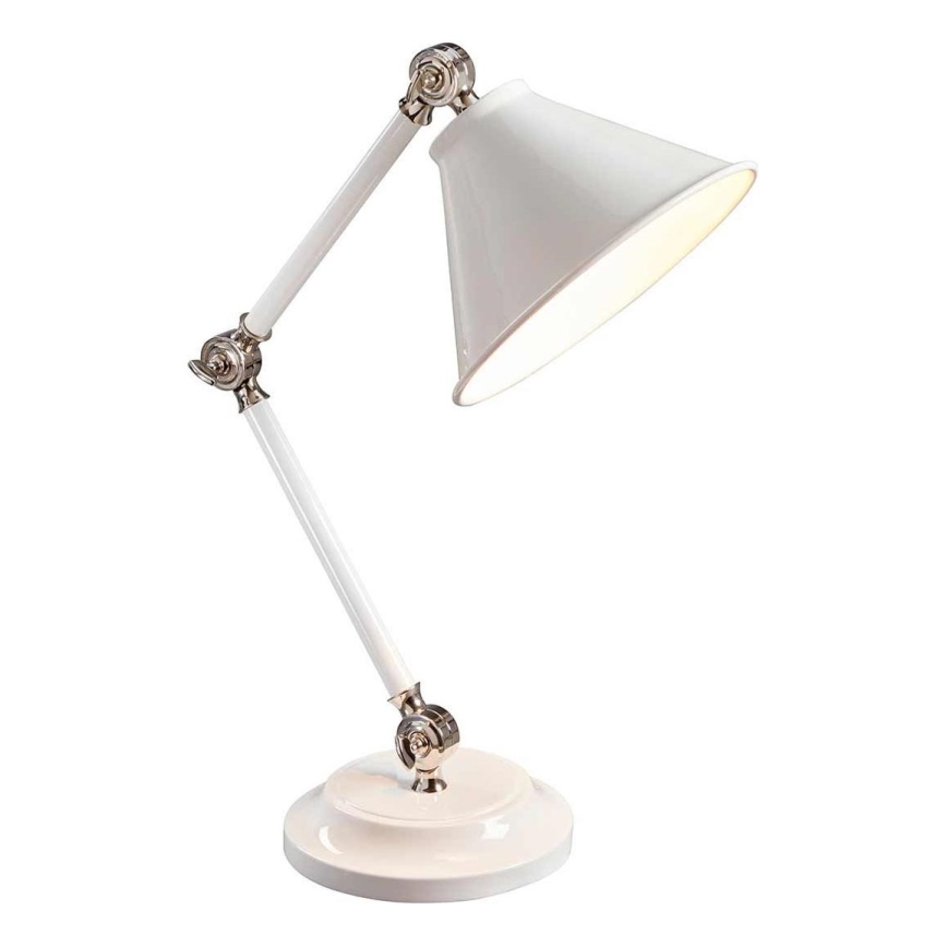 Elstead - Stolna lampa PROVENCE ELEMENT 1xE27/60W/230V bijela