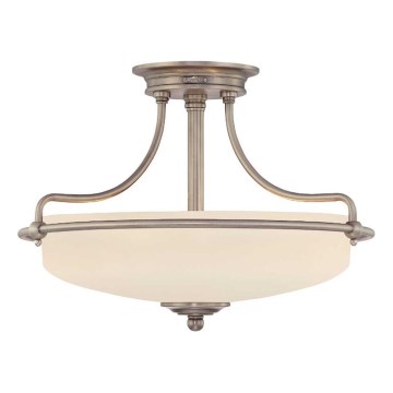 Elstead - Stropna lampa GRIFFIN 3xE27/100W/230V mat krom