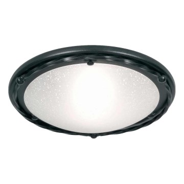 Elstead - Stropna svjetiljka PEMBROKE 1xE27/60W/230V crna