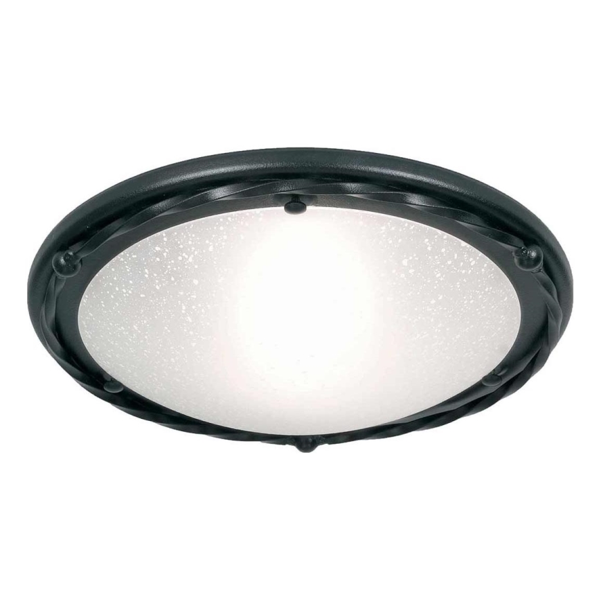 Elstead - Stropna svjetiljka PEMBROKE 1xE27/60W/230V crna