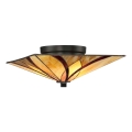Elstead - Stropna svjetiljka Tiffany ASHEVILLE 2xE27/60W/230V