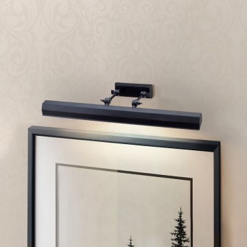 Elstead - Svjetiljka za slike CHAWTON 4xE14/40W/230V crna