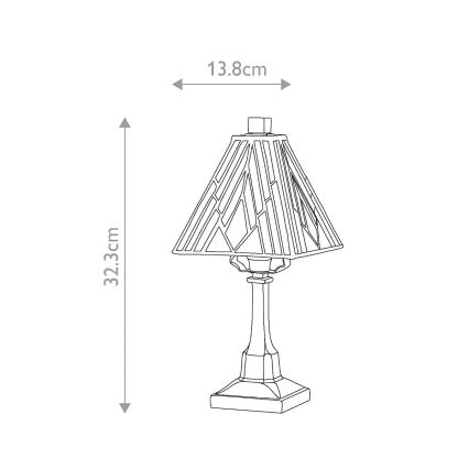 Elstead - Stolna lampa ALDERLEY 1xE14/40W/230V 32,3 cm