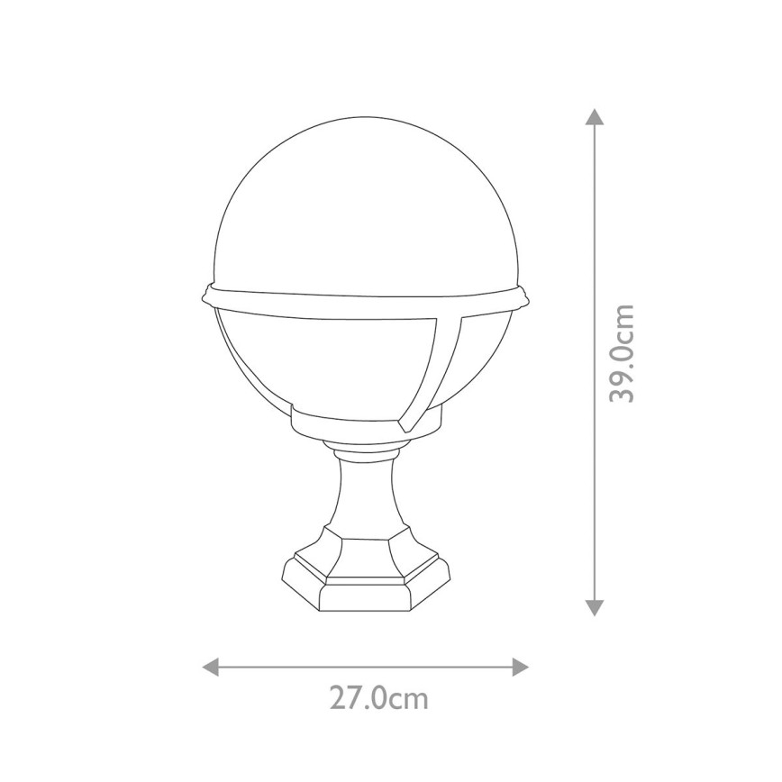 Elstead - Vanjska lampa GLENBEIGH 1xE27/100W/230V IP44