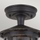 Elstead - Vanjska stropna svjetiljka HEREFORD 1xE27/100W/230V IP23 crna