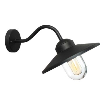Elstead - Vanjska svjetiljka KLAMPENBORG 1xE27/60W/230V IP44 crna