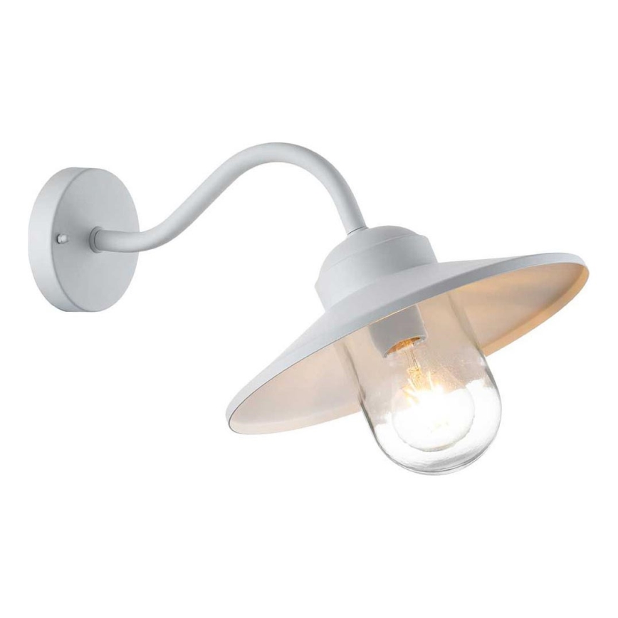 Elstead - Vanjska zidna svjetiljka KLAMPENBORG 1xE27/60W/230V IP44 bijela