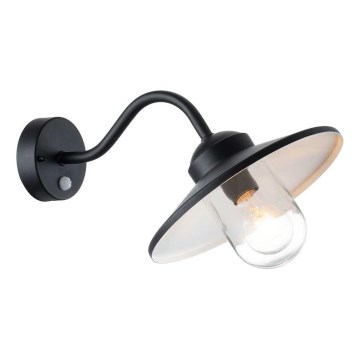 Elstead - Vanjska zidna svjetiljka sa senzorom KLAMPENBORG 1xE27/60W/230V IP44