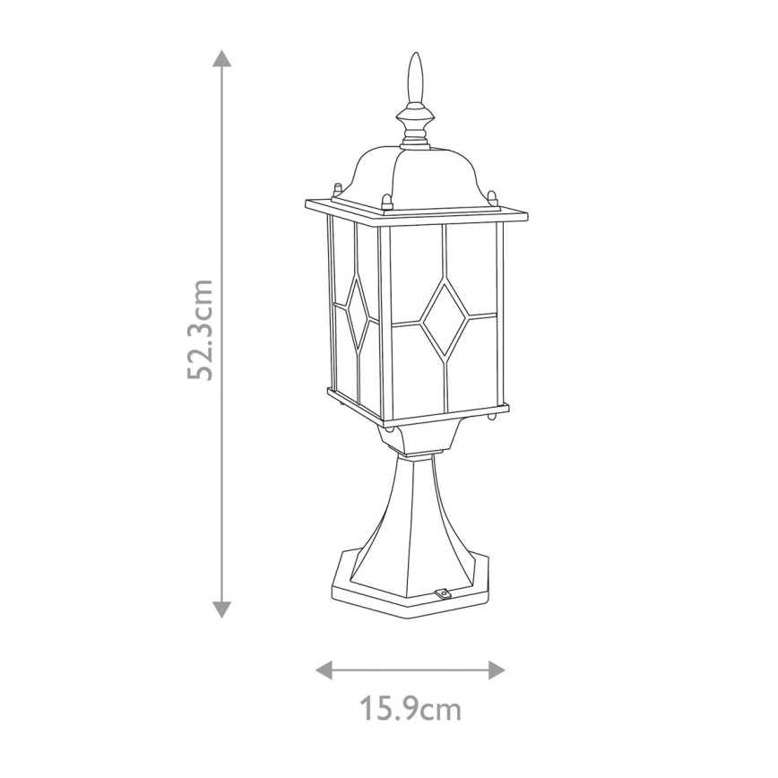 Elstead WX3 - Vanjska lampa WEXFORD 1xE27/100W/230V IP44