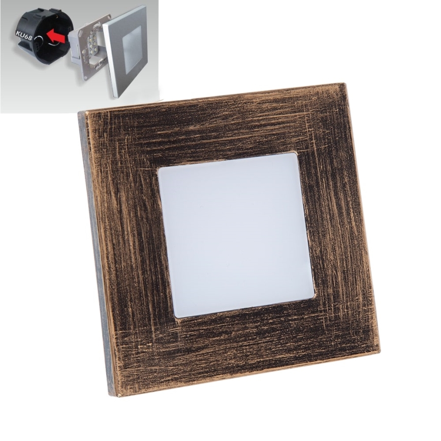 Emithor 48341 - LED Orijentacijska svjetiljka STEP LIGHT 16xLED/1W/230V 4000K
