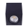 Emithor 48609 - Stropna reflektorska svjetiljka SURFACE 1xGU10/50W/230V crna uglate