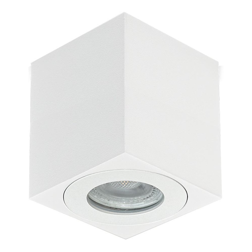 Emithor 48622 - Reflektorska svjetiljka za kupaonicu ALUX 1xGU10/35W/230V IP44 uglast bijela