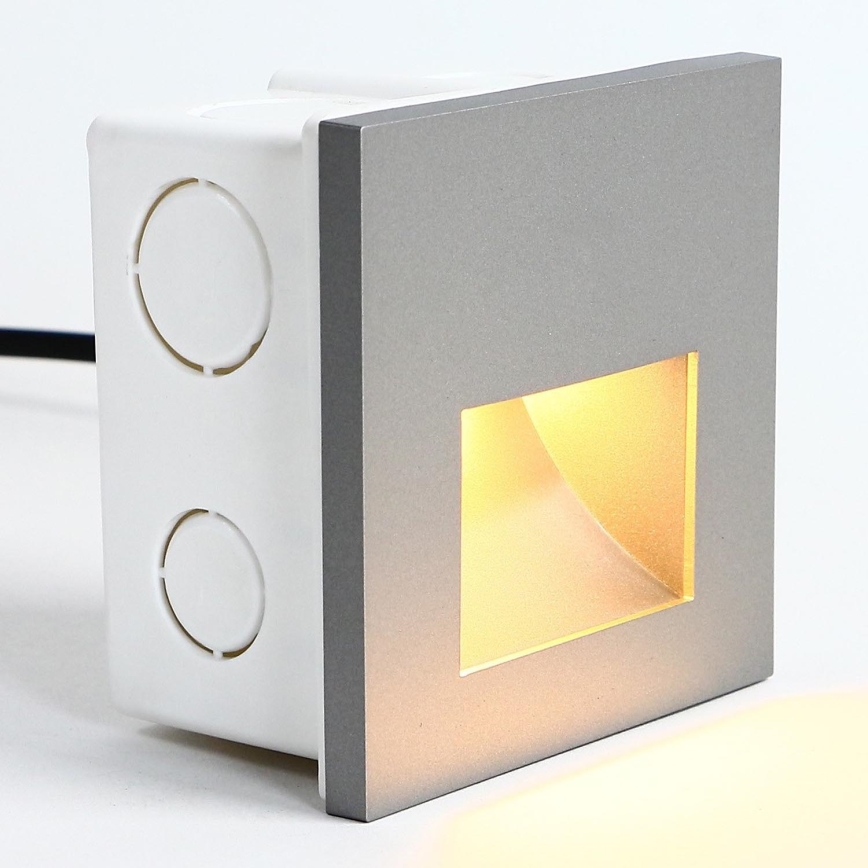 Emithor 70417 - LED stepenišno svjetlo SUNNY LED/1W/230V 4000K siva