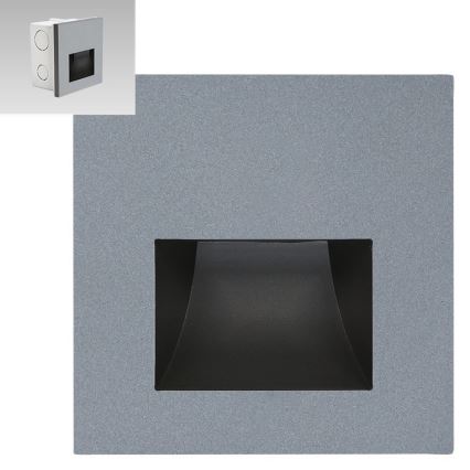 Emithor 70417 - LED stepenišno svjetlo SUNNY LED/1W/230V 4000K siva