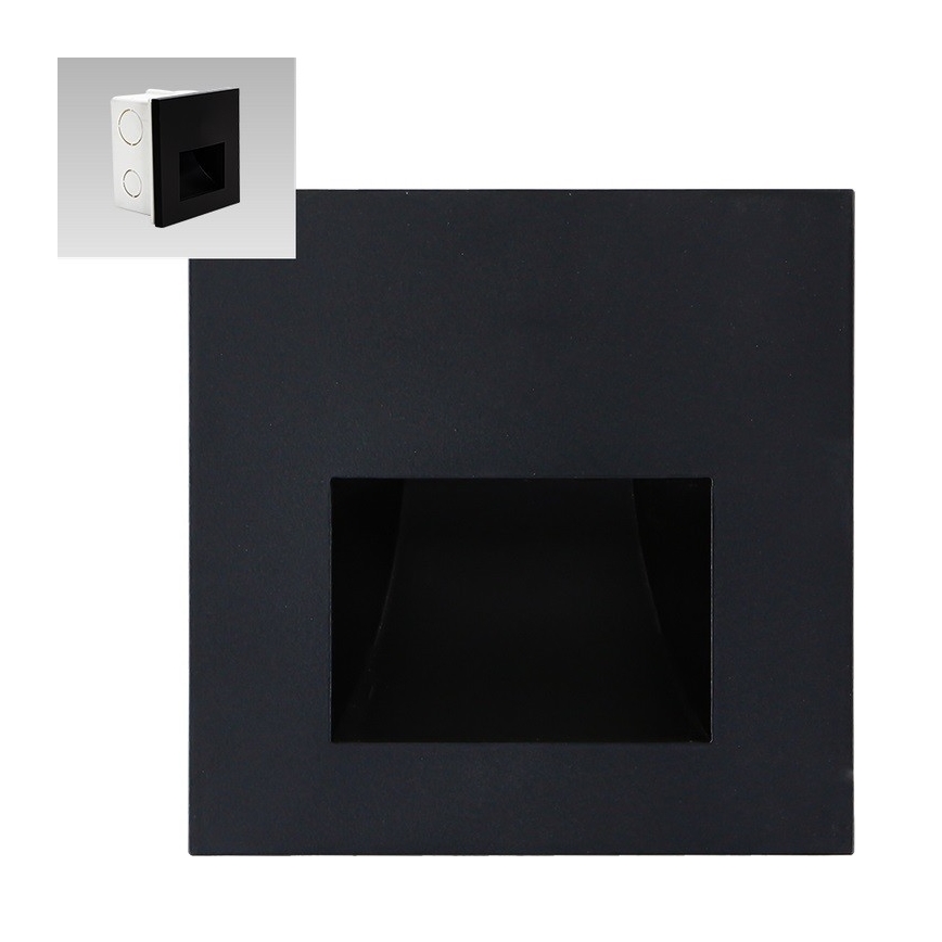 Emithor 70419 - LED Stubišna svjetiljka SUNNY LED/1W/230V 4000K crna
