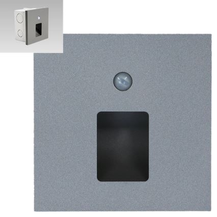 Emithor 70422 - LED stepenišno svjetlo sa senzorom VIX LED/1W/230V 4000K siva