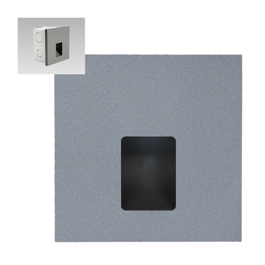 Emithor 70423 - LED Stubišna svjetiljka VIX LED/1W/230V 4000K siva