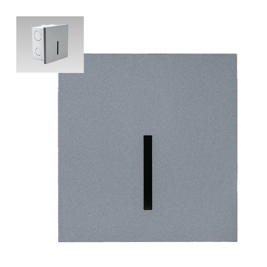 Emithor 70429 - LED Stubišna svjetiljka LINE LED/1W/230V 4000K siva