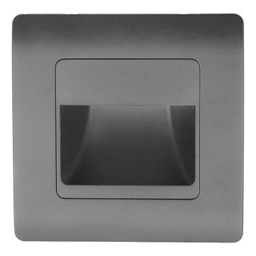 Emithor 70439 - LED stepenišno svjetlo STEP LIGHT LED/1W/230V antracit