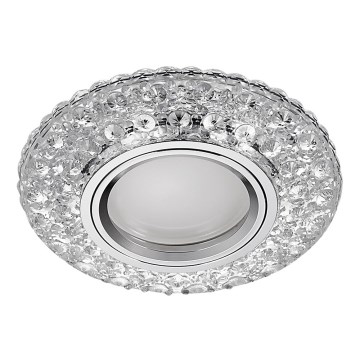 Emithor 71095 - LED ugradbena svjetiljka ELEGANT GLASS FIX 1xGU10/50W + LED/3W TRAKA