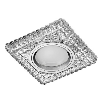Emithor 71096 - LED ugradbena svjetiljka ELEGANT GLASS FIX 1xGU10/50W + LED/3W TRAKA