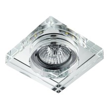 Emithor 71105 - LED Ugradbena svjetiljka ELEGANT DOUBLE LIGHT 1xGU10/50W + LED/3W STRIPE