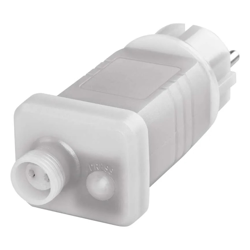 Izvor napajanja za povezive božićne lampice 230V IP44 + daljinski upravljač
