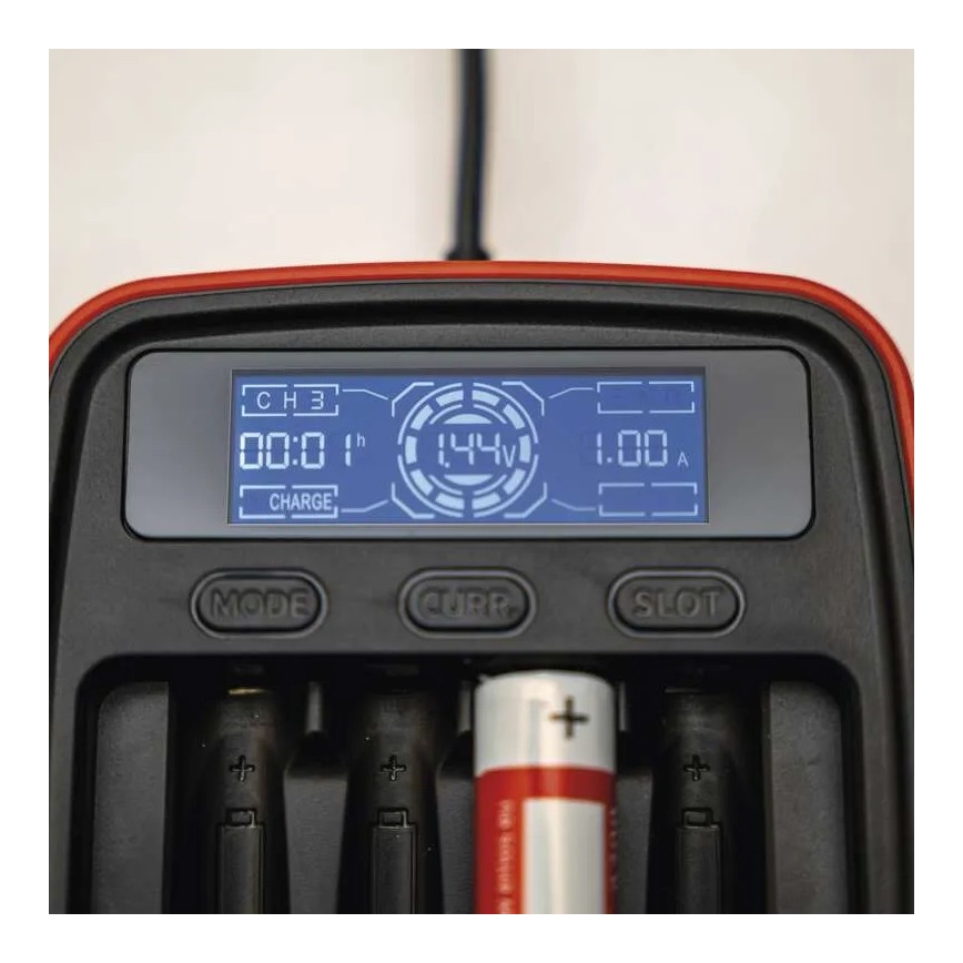 Punjač za baterije s LCD zaslonom 4xAA/AAA 5V