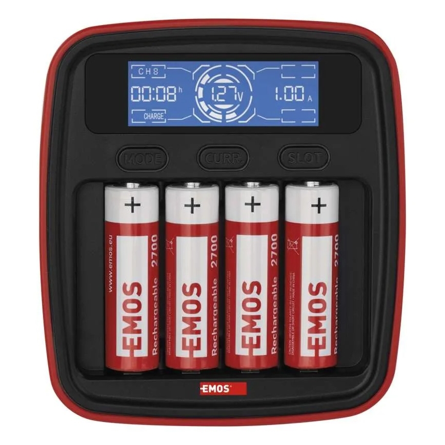 Punjač za baterije s LCD zaslonom 4xAA/AAA 5V