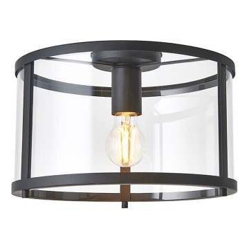 Endon 101540 - Stropna svjetiljka HOPTON 1xE27/10W/230V crna