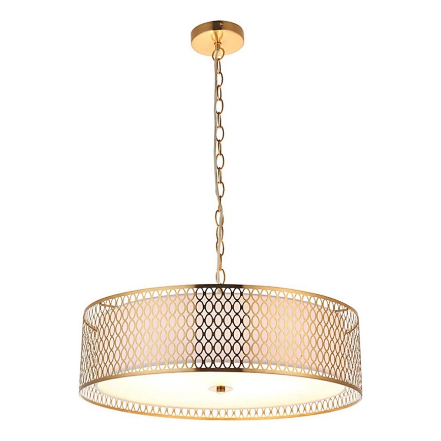 Endon 101569 - Luster na lancu CORDERO 3xE27/10W/230V zlatni