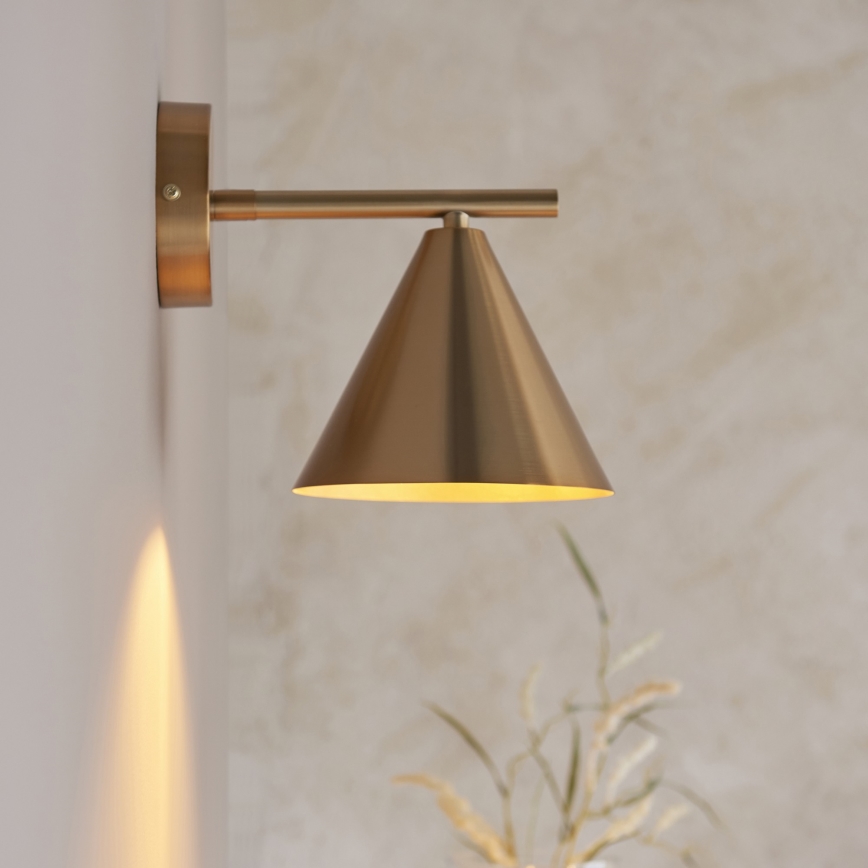 Endon 102893 - Zidna reflektorska svjetiljka CAPE 1xE14/7W/230V mesing