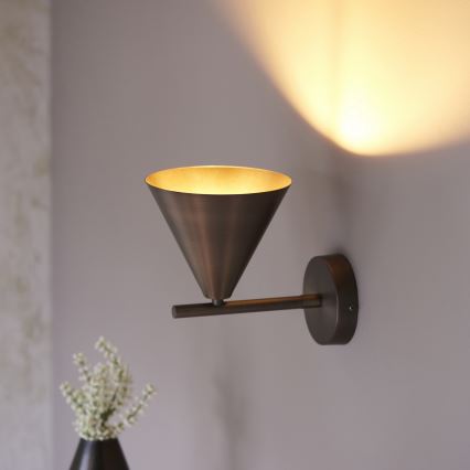 Endon 102894 - Zidna reflektorska svjetiljka CAPE 1xE14/7W/230V brončana