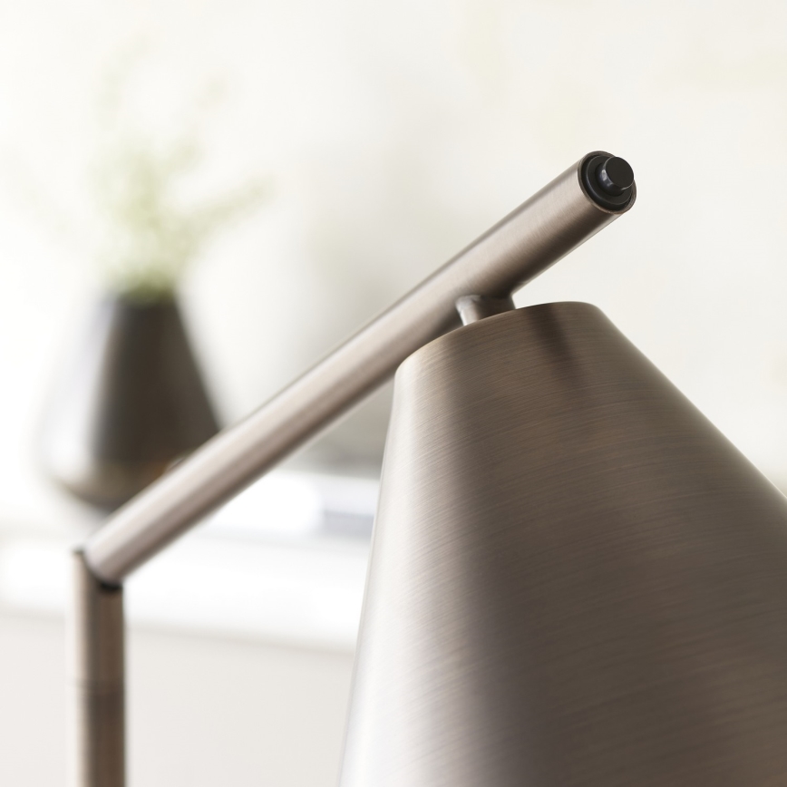 Endon 102895 - Podna lampa CAPE 1xE27/10W/230V brončana
