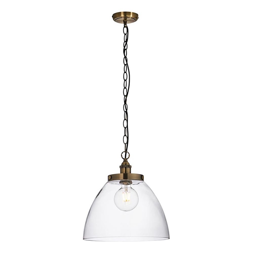 Endon 102926 - Luster na lancu HANSEN 1xE27/10W/230V mesing