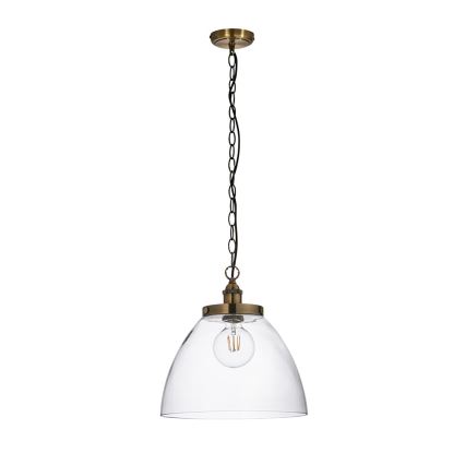 Endon 102926 - Luster na lancu HANSEN 1xE27/10W/230V mesing