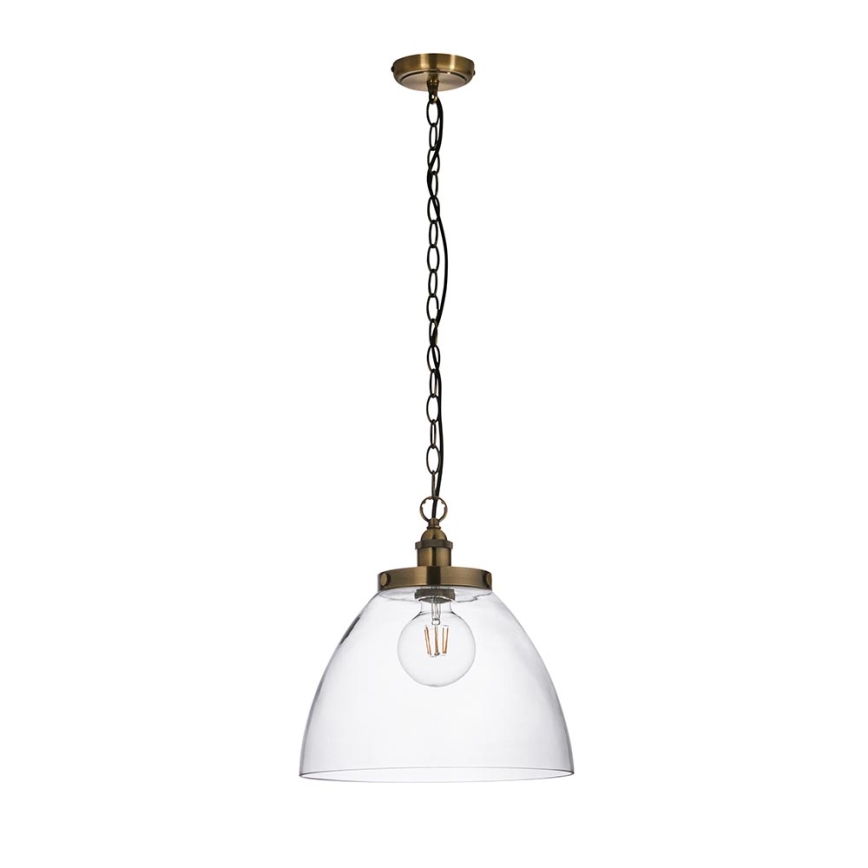 Endon 102926 - Luster na lancu HANSEN 1xE27/10W/230V mesing