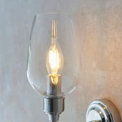 Endon 103316 - Zidna svjetiljka STOURTON 1xE14/6W/230V sjajni krom