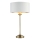 Endon 104054 - Stolna lampa HIGHCLERE 1xE14/7W/230V bijela/mesing pr. 25 cm