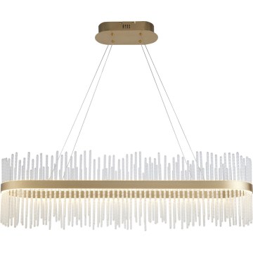 Endon 104082 - LED luster s mogućnošću prigušivanja na sajli ADRIEL LED/47W/230V 3000K zlatna/prozirna