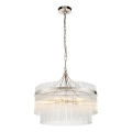Endon 104112 - Luster na lancu MARIETTA 5xE14/7W/230V sjajni krom/prozirno