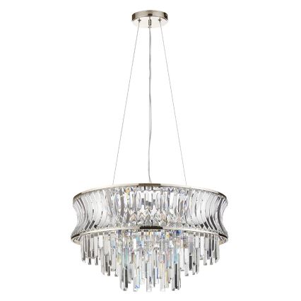 Endon 104530 - Luster na lancu 9xE14/6W/230V sjajni krom