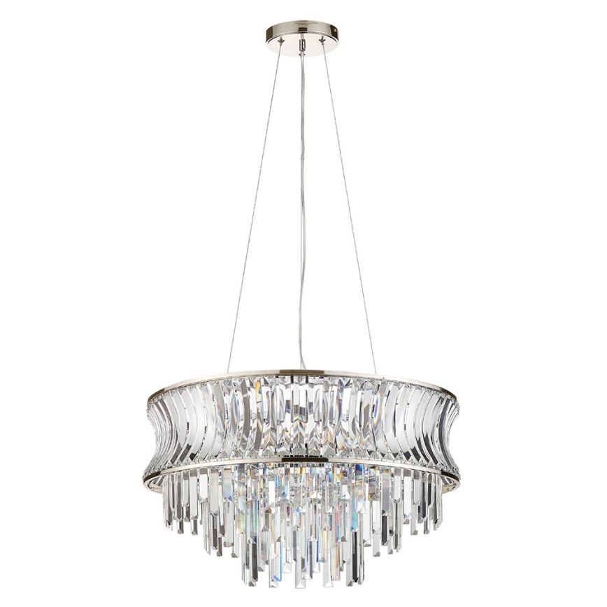 Endon 104530 - Luster na lancu 9xE14/6W/230V sjajni krom