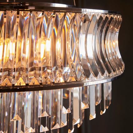 Endon 104530 - Luster na lancu 9xE14/6W/230V sjajni krom