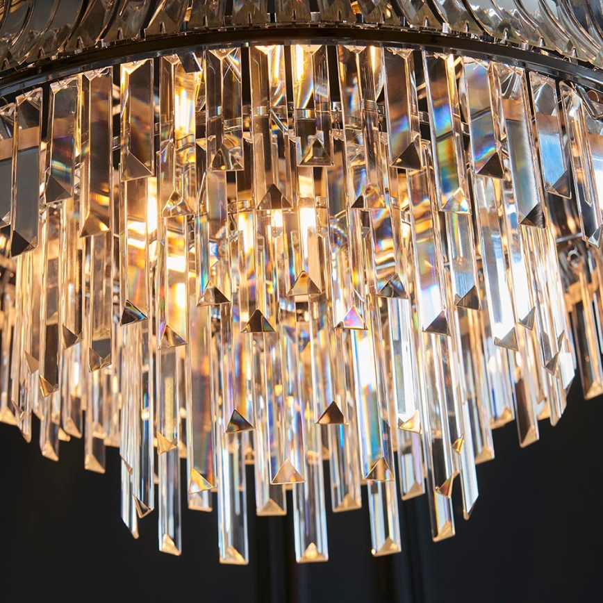 Endon 104530 - Luster na lancu 9xE14/6W/230V sjajni krom