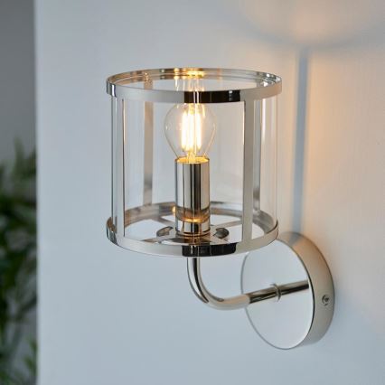 Endon 106003 - Zidna svjetiljka HOPTON 1xE14/7W/230V polirani krom